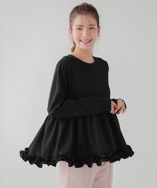 Fit more（フィットモア） tシャツ 「ZOZO限定カラー」裾フリル