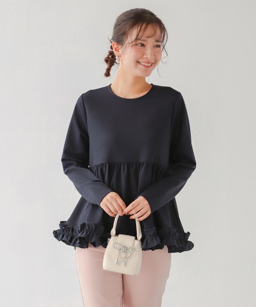 Fit more（フィットモア） tシャツ 「ZOZO限定カラー」裾フリル