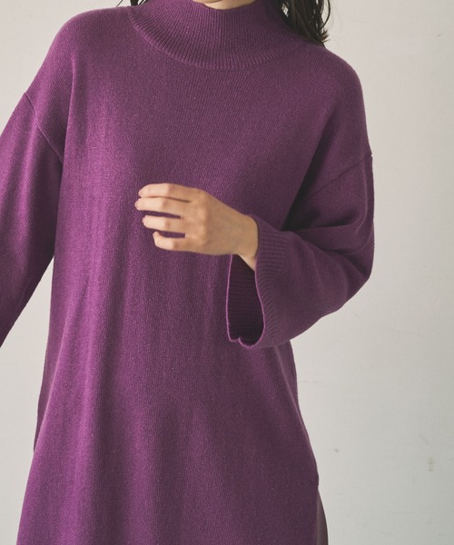 「Audrey and John Wad」 ニットワンピース FREE グレー系その他 レディース_画像3