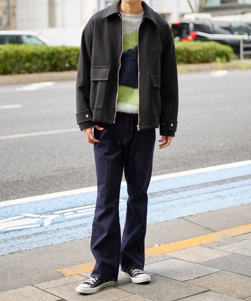 JieDa ジーンズ OW FLARE DENIM PANTS メンズ : ZOZOTOWN Yahoo