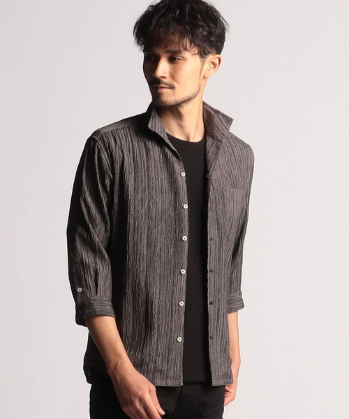 NICOLE CLUB FOR MEN スタンドカラーコート　Lサイズ NICOLE CLUB FOR MEN コート ジャケット ファンシージャージ