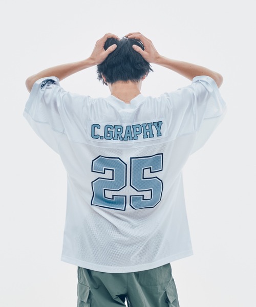 codegraphy tシャツ Rugby Mesh Jersey SHORT SLEEVE T-Shirt