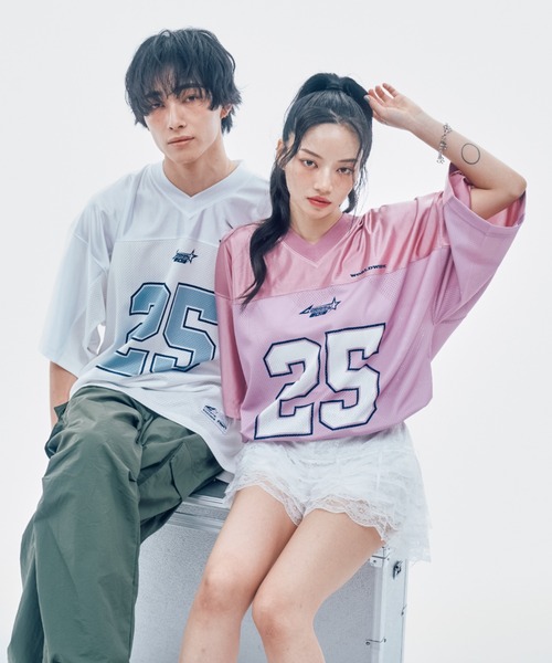 codegraphy tシャツ Rugby Mesh Jersey SHORT SLEEVE T-Shirt