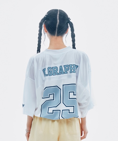 codegraphy tシャツ Rugby Mesh Jersey SHORT SLEEVE T-Shirt