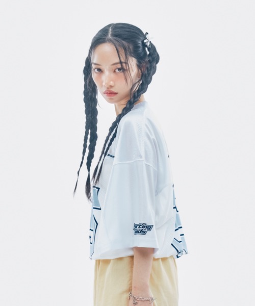 codegraphy tシャツ Rugby Mesh Jersey SHORT SLEEVE T-Shirt