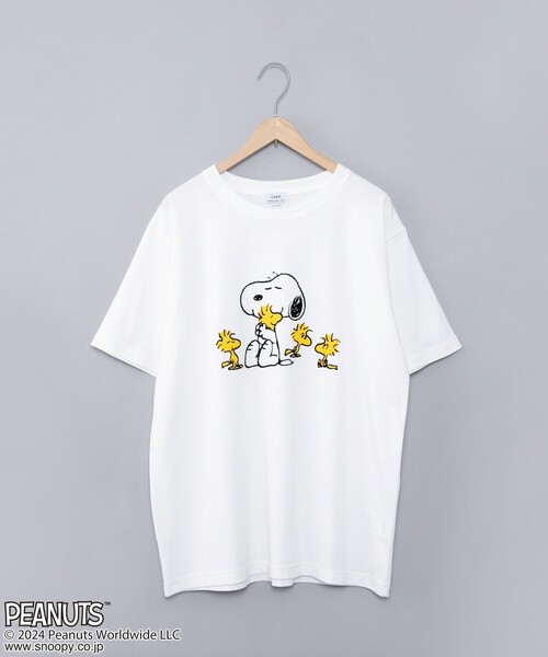 PEANUTS tシャツ PEANUTS(ピーナッツ)×coen プリントTシャツ 
