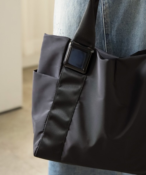 美品 希少✨COACH ナイロンレザー ボストンバッグ トートバッグ 大容量◎ Lien Select ボストンバッグ スクエアパネルナイロントート