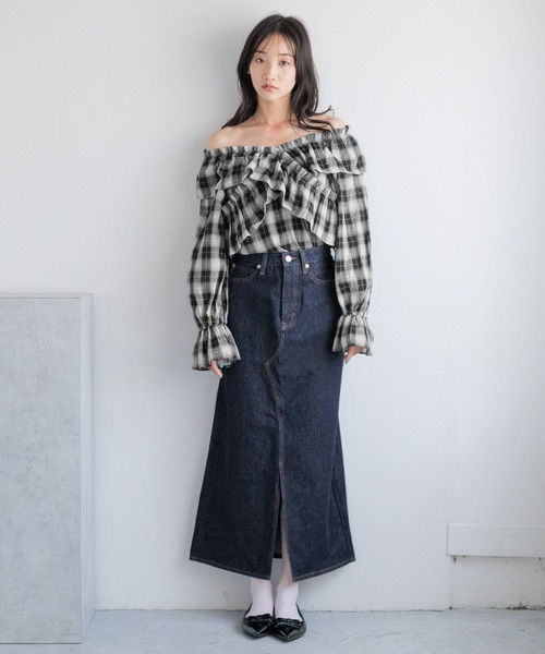 LOWRYS FARM スカート CONE／タイトロングSK 131362