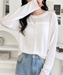 tシャツ 「新色追加/カラー&ボーダー」トレン...の詳細画像1