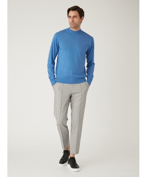 【新品未使用】MALPENSA マルペンサ4SEASONS　グレー　XL AOURE スラックス 「MALPENSA」EX 4SEASONS ピンヘッド パンツ