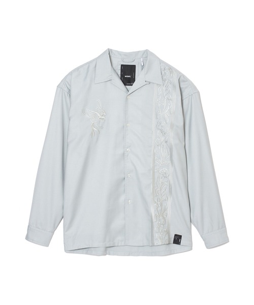 MSML シャツ EMBROIDERY OPEN COLLAR SHIRT / 刺繍 開襟 シャツ メンズ