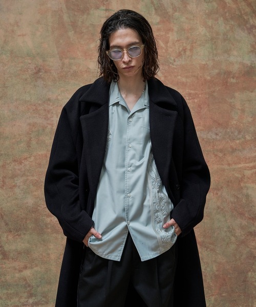 【美品稀少】MSML EMBROIDERY OPEN COLLAR SHIRT MSML シャツ EMBROIDERY OPEN COLLAR SHIRT / 刺繍 開襟 メンズ
