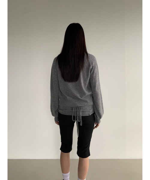 Didot.showroom ベスト ジレ カシミヤブレンドホルターニット