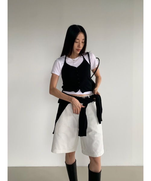 カシミヤブレンドホルターニットビスチェ Didot.showroom カシミヤブレンドホルターニットビスチェ Didot.showroom - メルカリ