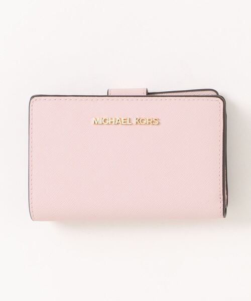 MICHAEL KORS レディース二つ折り財布（色：ピンク系）｜財布