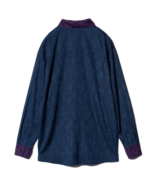 glamb シャツ Noble Paisley Shirt / ノーブルペイズリーシャツ メンズ 