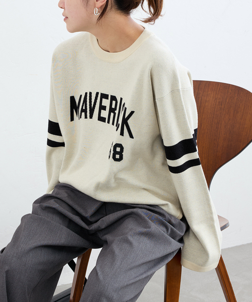 JOURNAL STANDARD ニット セーター MAVERICK ロゴニット