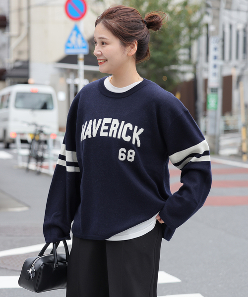 JOURNAL STANDARD ニット セーター MAVERICK ロゴニット