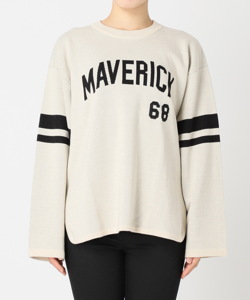ニット セーター MAVERICK ロゴニット レディース JOURNAL STANDARD ニット セーター MAVERICK ロゴニット