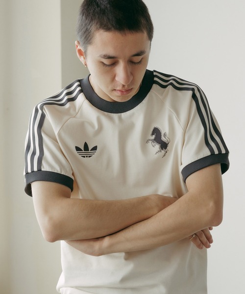 adidas アディダス ユベントス 刺繍 長袖シャツ トレーニング