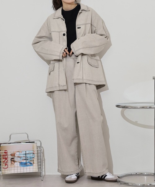 Many men, many minds. セットアップ MANYMENMANYMINDS 8.5ozデニム