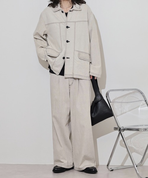 Many men, many minds. セットアップ MANYMENMANYMINDS 8.5ozデニム