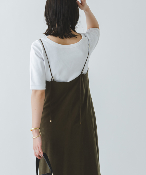 NOBLE tシャツ 「追加」スビンコットンソフトスクエアーネックT