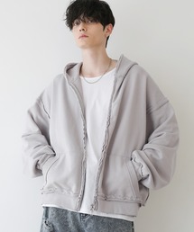 パーカー ピグメントスウェットフリンジZIPパーカー メンズ｜ZOZOTOWN Yahoo!店