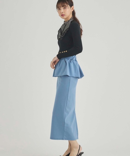 ペプラムスカート コカ coca ペプラムスカート （Black） -ファッション通販