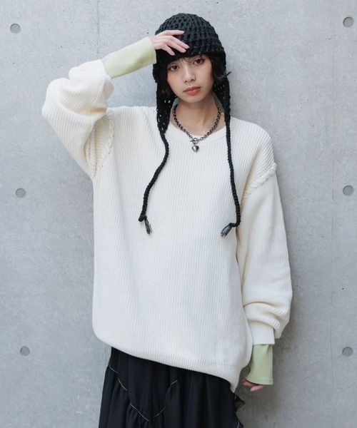 PAGEBOY（ページボーイ） ニット セーター サンドビンテージニットプル