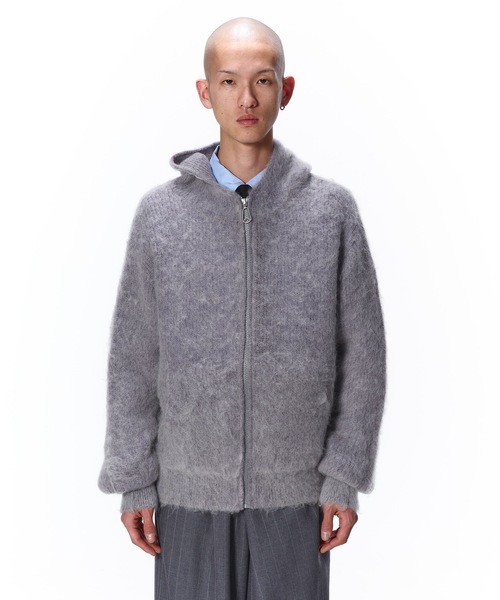 JieDa（ジエダ） パーカー MOHAIR ZIP HOODIE メンズ レディース
