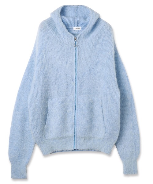 JieDa（ジエダ） パーカー MOHAIR ZIP HOODIE メンズ レディース