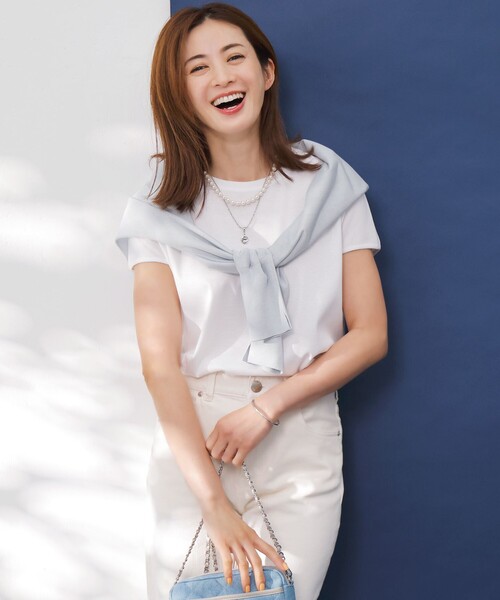 値下げ23区今季新品【杏さん着用シャイニーシアー ドルマンスリーブ カーディガン 23区 カーディガン 「杏さん着用」シャイニーシアー ドルマン