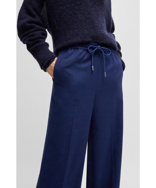BOSS（HUGO BOSS） パンツ ワイドレッグ リラックスフィット
