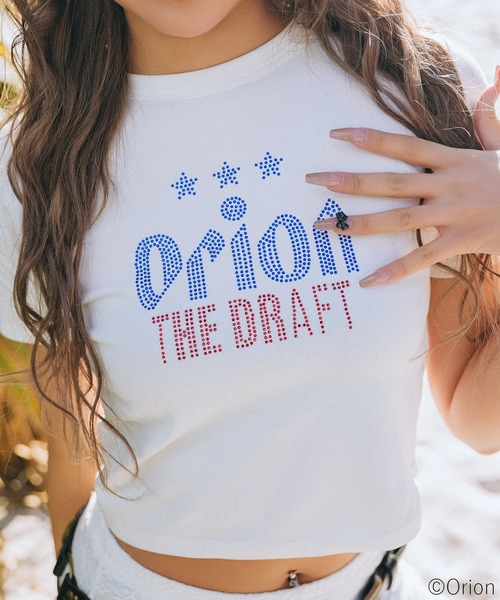 SPIRALGIRL tシャツ 「Orion/オリオン」ラインストーンちびT