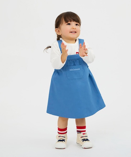 【MIKI HOUSE】100cm ジャンパースカート MIKI HOUSE（ミキハウス） ジャンパースカート 「WEB限定」ジャンパー