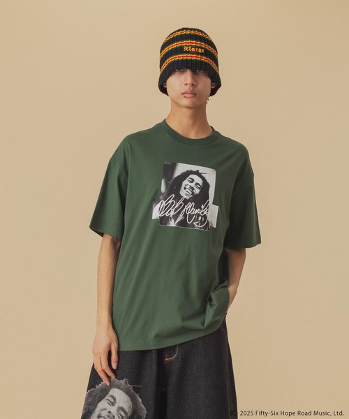 XLARGE tシャツ XLARGE×BOB MARLEY BOX LOGO S/S TEE メンズ