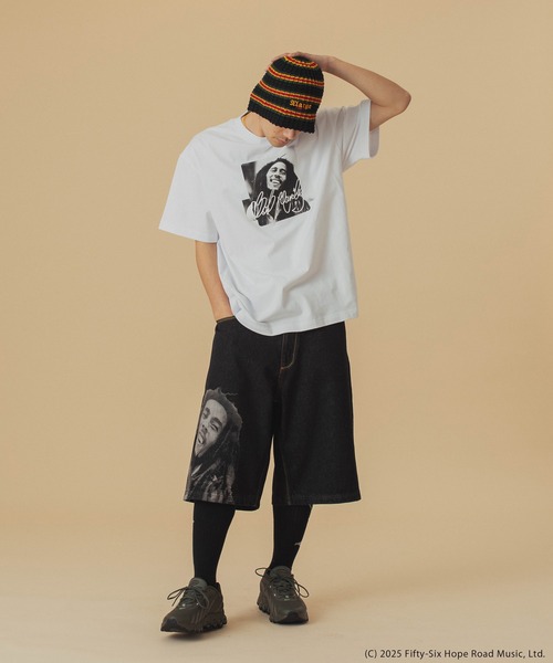 XLARGE tシャツ XLARGE×BOB MARLEY BOX LOGO S/S TEE メンズ