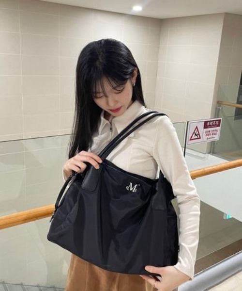 mucent ムセント トートバッグ 2way ブラック 韓国 MUCENT ショルダーバッグ バッグ 「日本未発売/WEB限定」MUCENT