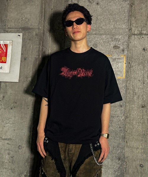 A'gem 9 tシャツ A'GEM/9 × .kom 「A'GEM/9/エージェムナイン