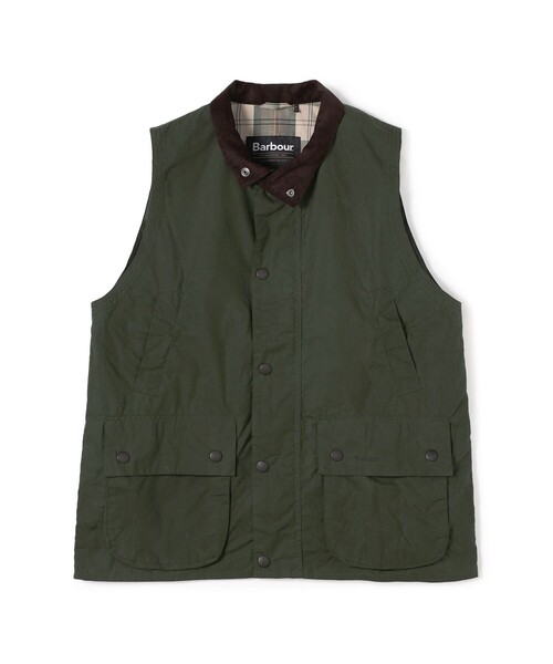 ベスト ジレ Barbour Westmorland ノンワックス コットンベスト メンズ
