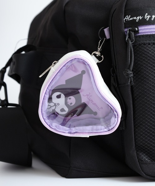 【新品】LeSportsac × クロミ　ボストンバッグ　　　　　　　ポーチ付き sanrio（サンリオ） ボストンバッグ RBサンリオポリメッシュハート