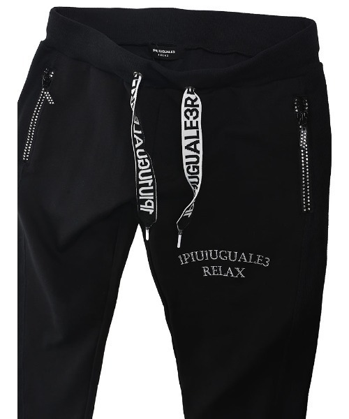 1PIU1UGUALE3 ブラック セットアップ 1PIU1UGUALE3 RELAX 「1piu1uguale3 RELAX」 セットアップ M