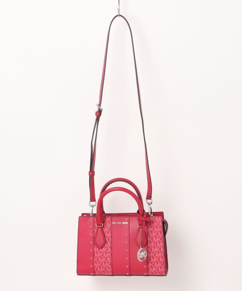 MICHAEL KORS ハンドバッグ SHEILA スタッズ パッチワーク