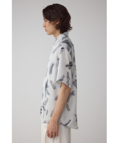 AZUL BY MOUSSY シャツ シルキードッツ総柄シャツ メンズ