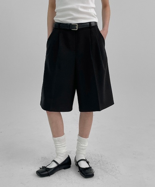 BLACKUP スラックス パンツ 「MADE」 バーボンツータック