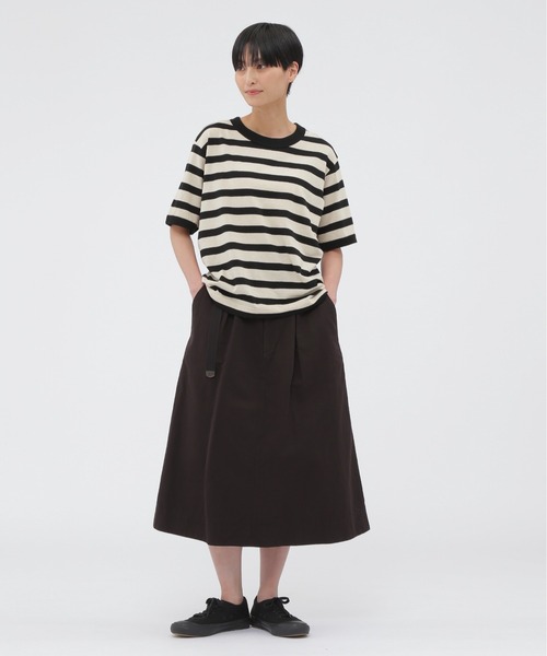 mhl. MHL. エムエイチエル スカート MHL. スカート LIGHTWEIGHT COTTON LINEN TWILL SKIRT