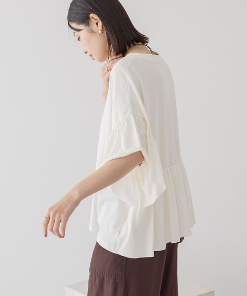 AMERICAN HOLIC（アメリカンホリック） tシャツ バックフリル半袖プル