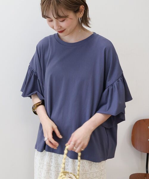 AMERICAN HOLIC tシャツ バックフリル半袖プルオーバー