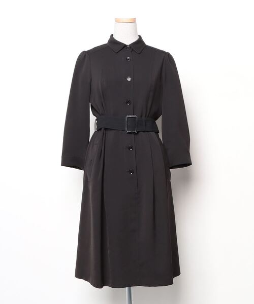 【美品】バーバリー　シャツワンピース BURBERRY 「BURBERRY」 シャツワンピース 38 ブラック
